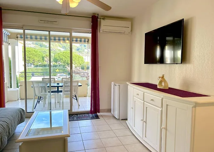 Climatise 2 Pieces Avec Terrasse Et Parking Au Lavandou - Fr-1-251-854 Le Lavandou